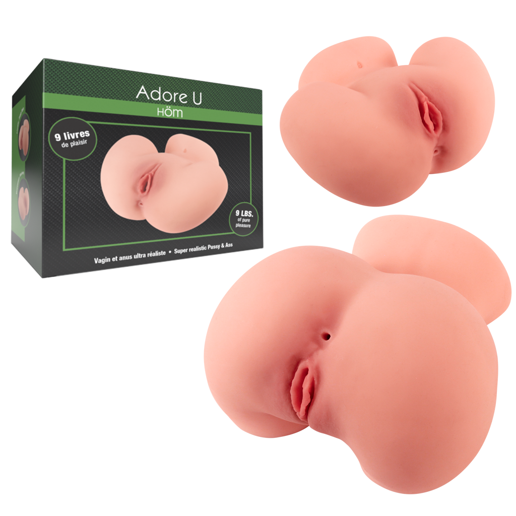 Masturbateur Fessier Adore U Höm - Vagin et Anus Ultra Réaliste - 9 Livres