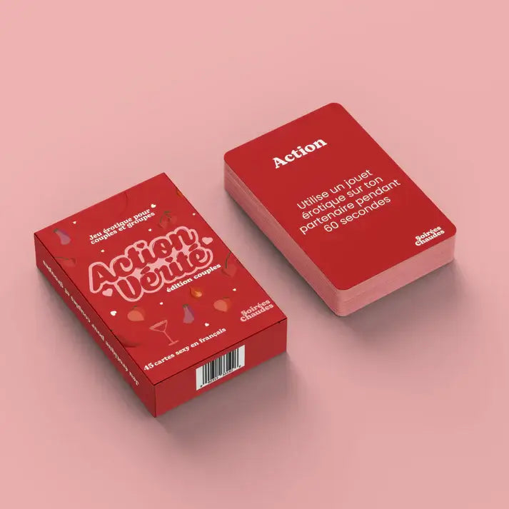 Jeu Action vérité (édition couples)Québec | Soirée Coquine | Soirée Coquine