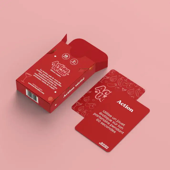 Jeu Action vérité (édition couples)Québec | Soirée Coquine | Soirée Coquine