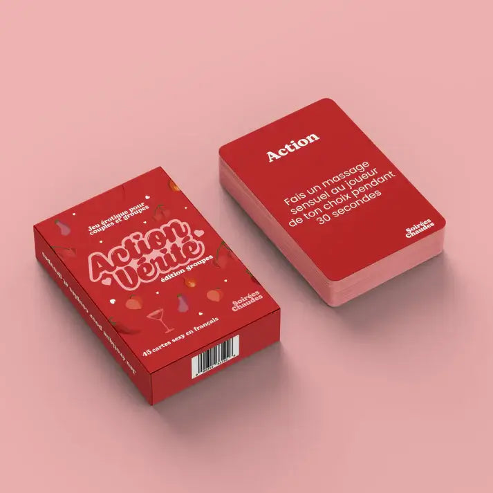 Jeu Action vérité (édition groupes)Québec | Soirée Coquine | Soirée Coquine