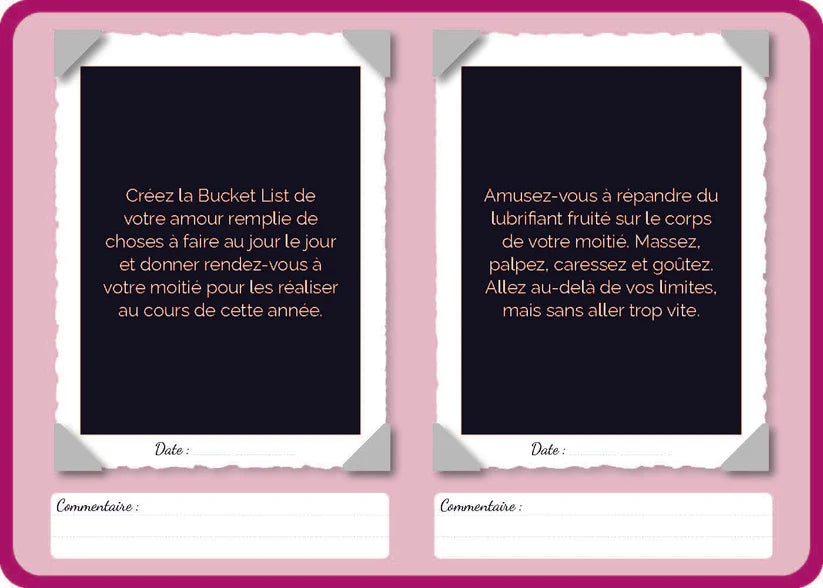 Jeu CréaSouvenirs édition Couple - Soirée Coquine