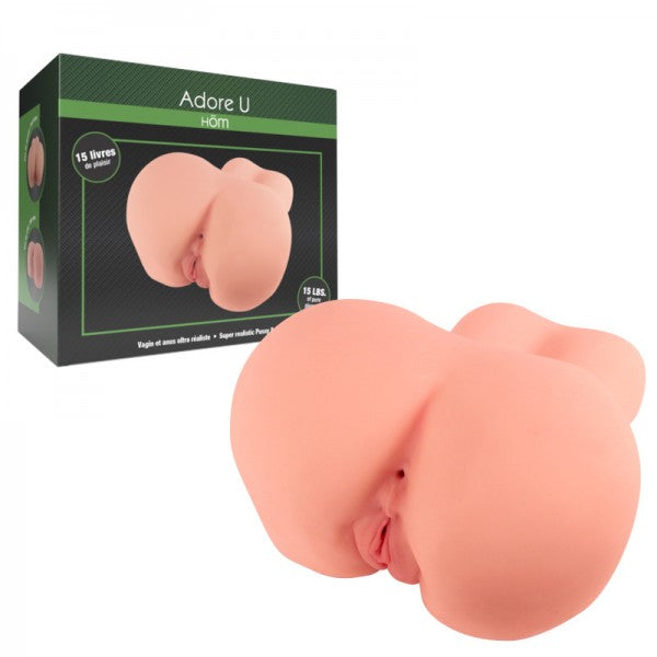 Masturbateur Adore U HÖM - vagin ET anus ultra réaliste - Soirée Coquine