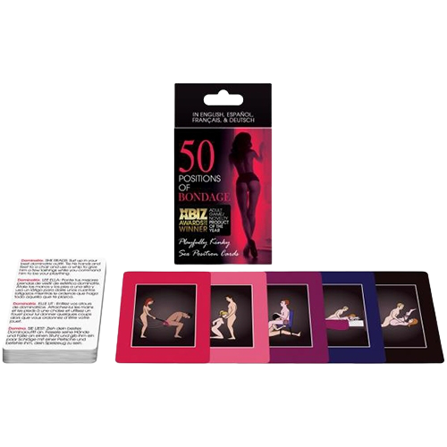 Jeu Romance Games - 50 Positions of Bondage (EN/FR) - Soirée Coquine