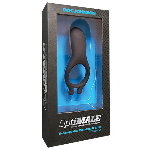 Anneau vibrant OptiMALE™ Rechargeable C-Ring - Soirée Coquine