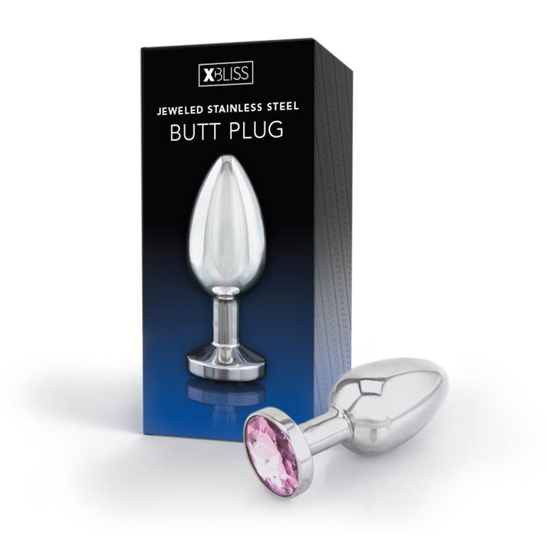 Stainless Steel Jeweled Anal Plugs / Sleeves Soire Coquine Stainless Steel Jeweled Anal Plugs / Sleeves Soire Coquine