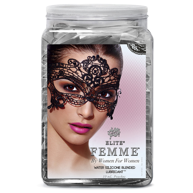 Lubrifiant à l'eau et au silicone - 10 ml Wet Elite Femme - Soirée Coquine