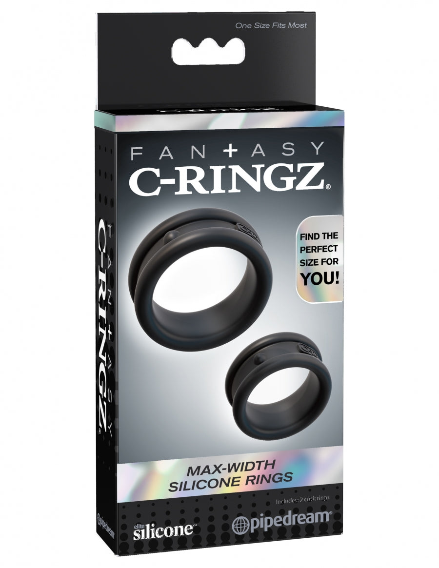 Anneaux en silicone Fantasy C-Ringz Max-Width - Soirée Coquine