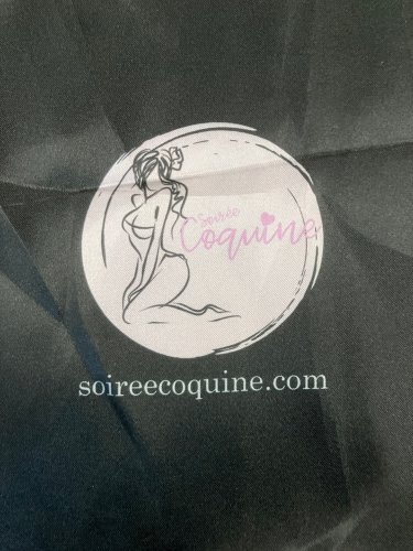 Sac en satin pour jouets - Soirée Coquine