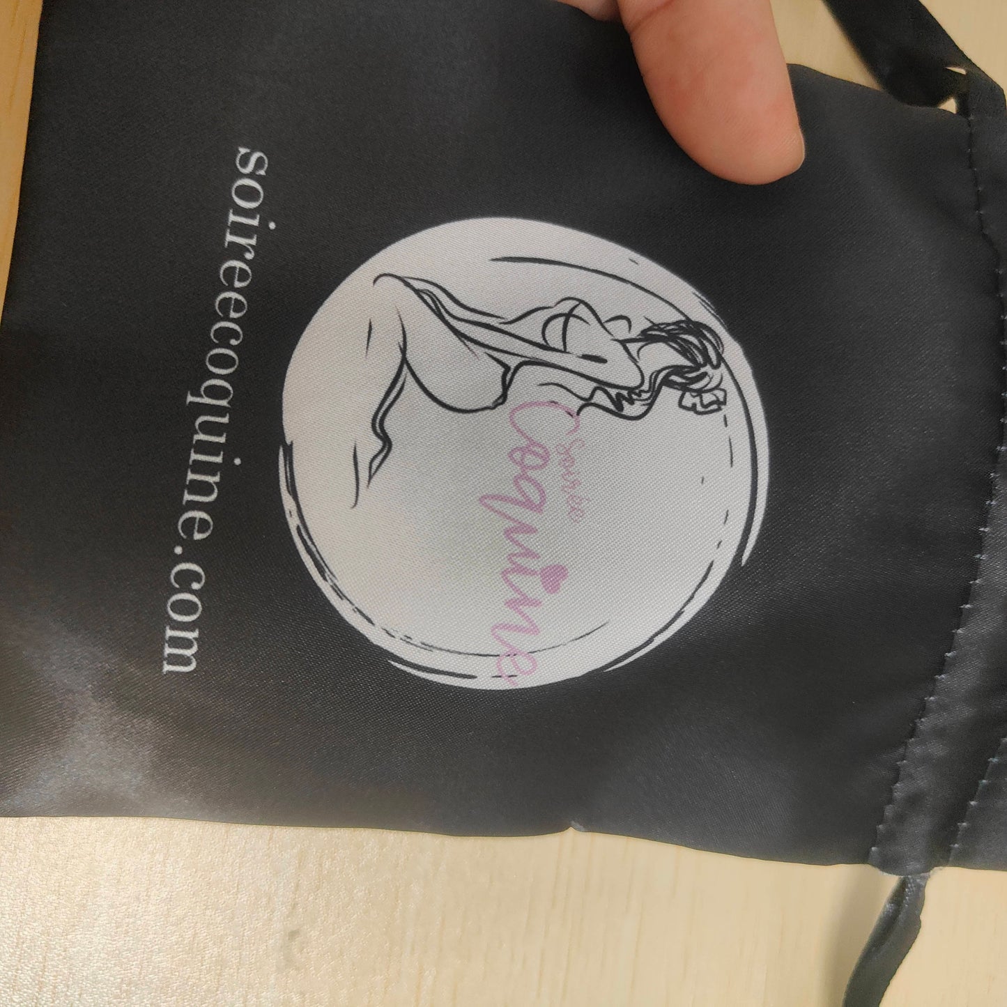 Sac en satin pour jouets - Soirée Coquine
