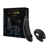 Womanizer & We-Vibe – Golden Moments – Coffret édition spécial – Noir - Soirée Coquine