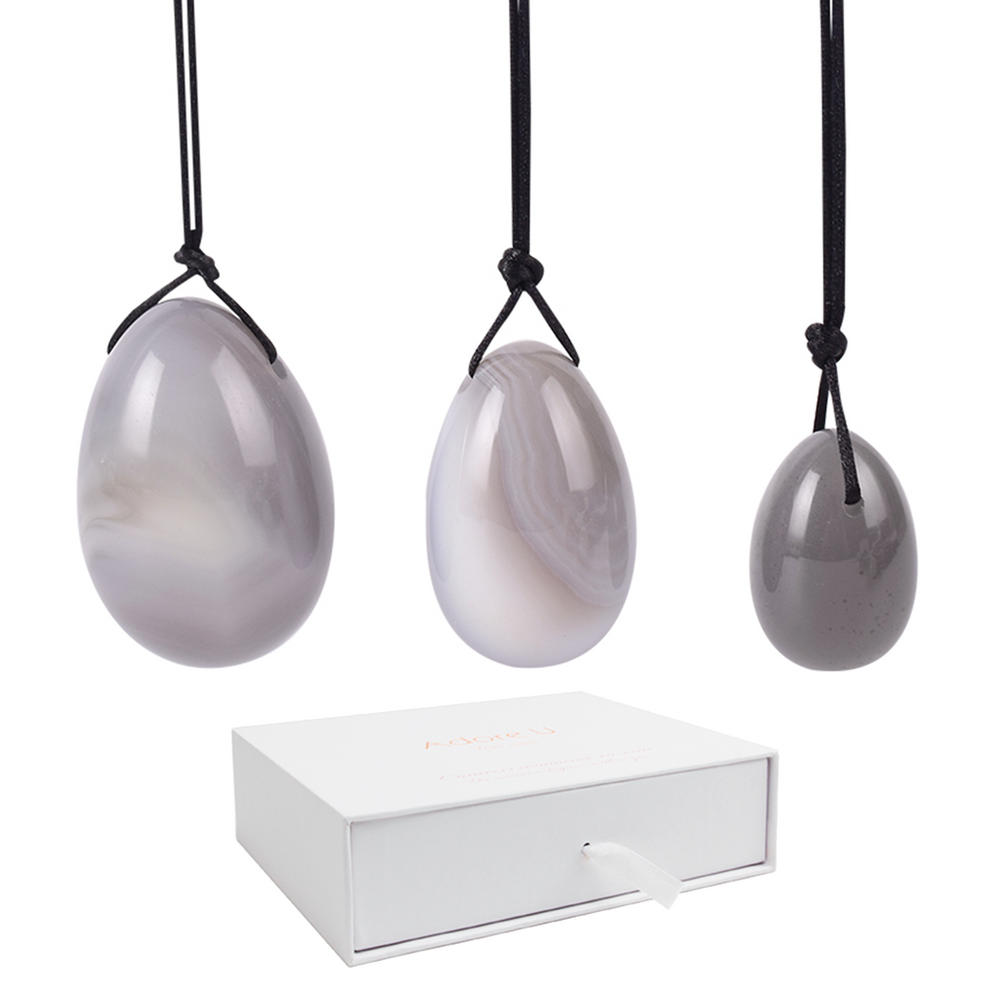 Oeufs de Yoni - Jade Gris - Soirée Coquine