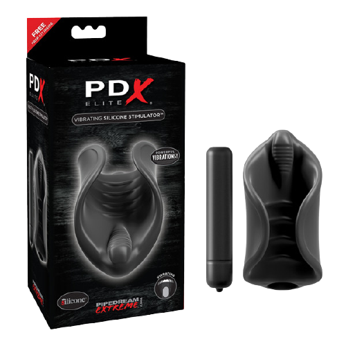 Masturbateur vibrant en silicone - PDX