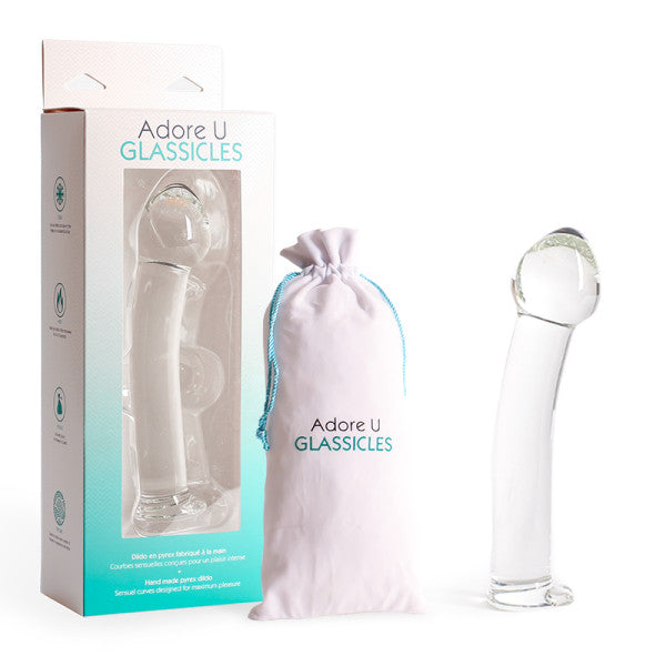 Dildo en Verre Adore U Glassicles - THREE - Soirée Coquine